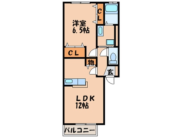 グレイスＦｕｊｉＢの物件間取画像